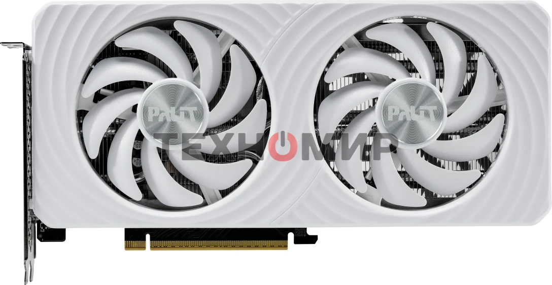 Видеокарта Palit RTX 5060Ti WHITE OC 8Gb GDDR7 128bit 3xDP HDMI 2FAN RTL белый