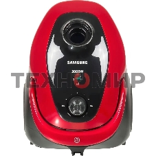 Пылесос Samsung VC20M257AWR красный, 460/2000 Вт, уборка сухая, пылесборник мешок 2.5 л