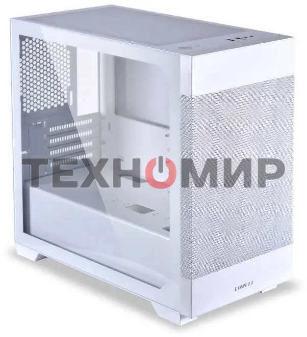 Компьютерный корпус Lian-Li Lancool 205M Mesh белый без БП ATX 2xUSB 3.0 audio bott PSU