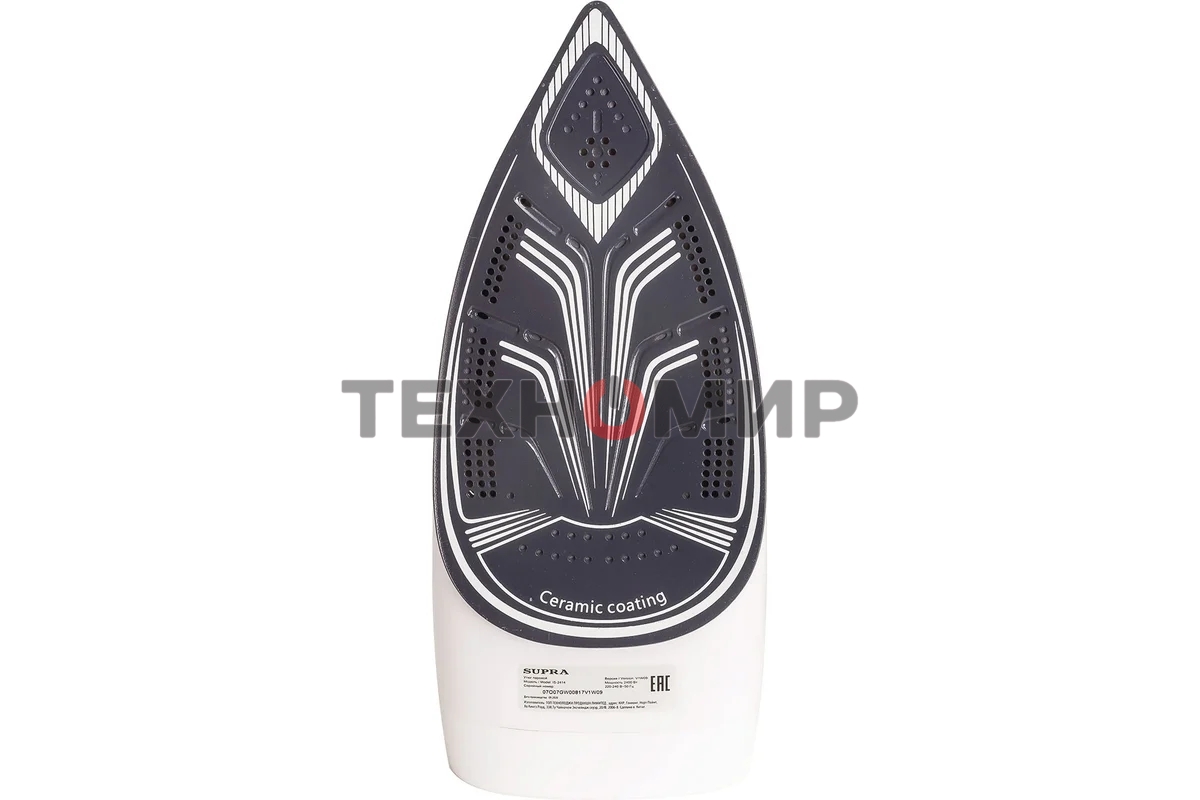 Утюг SUPRA IS-2414 2400 Вт голубой/белый