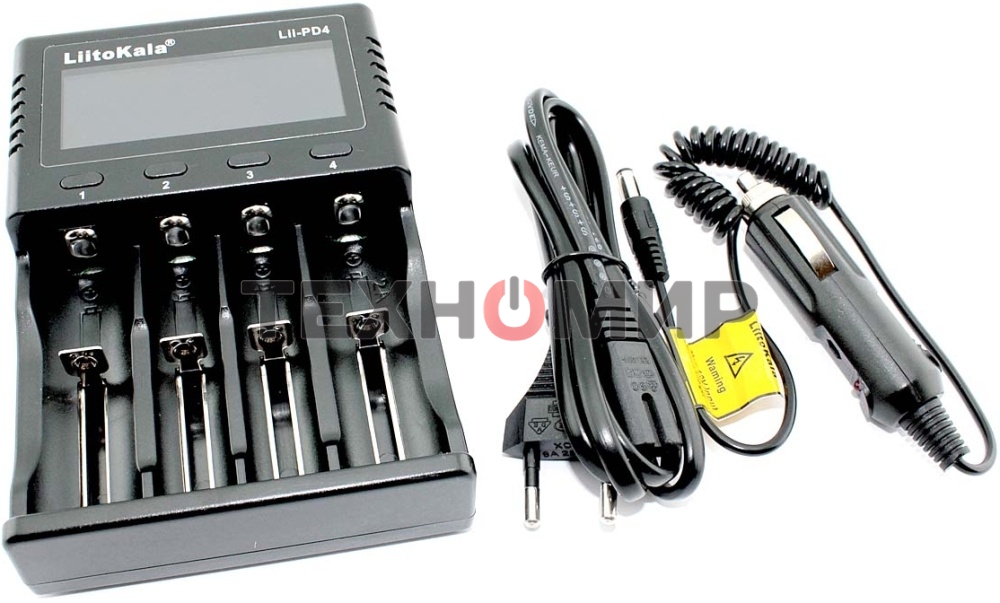 Зарядное устройство LiitoKala Lii-PD4 + CAR charger 12V