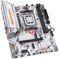 Материнская плата Maxsun MS-eSport B850M WIFI ICE, AM5, AMD B850, 2xDDR5, 2xSATA, 2xM.2, 1xPCIe 5.0 x16, 1xPCIe 3.0 x1, 1xHDMI 1.4, 1xDP, 1xRJ45, Wi-Fi 6, Bluetooth 5.2, 4xUSB-A 5Gbps, 2xUSB-A 2.0, 3x3.5 мм, 7.1, mATX