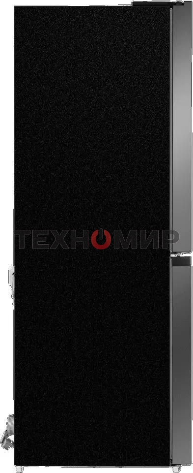 Холодильник Maunfeld MFF181NFSB черная сталь трехкамерный 320/154л морозилка снизу, Total No Frost, Side by Side