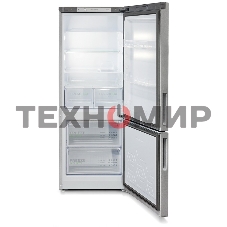 Холодильник Бирюса М6134 металлик двухкамерный 210/85 л морозилка снизу, капельная система