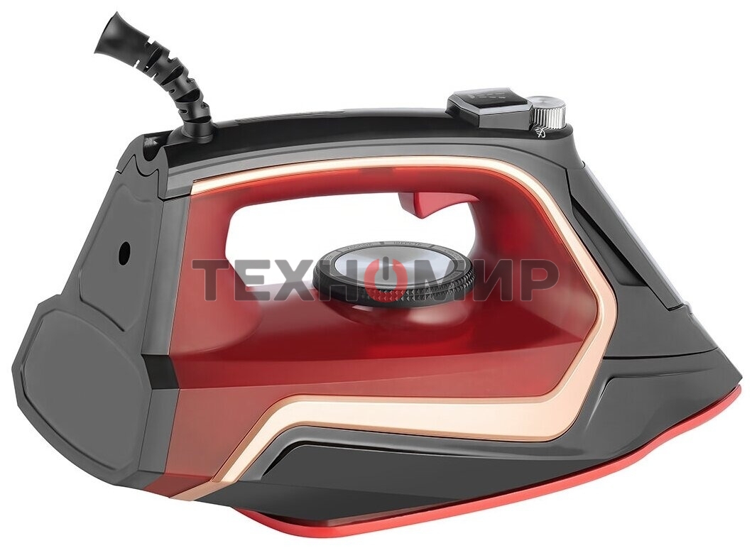 Утюг Centek CT-2313 красный, 2400 Вт, 50 г/мин, 185 г/мин, 350 мл