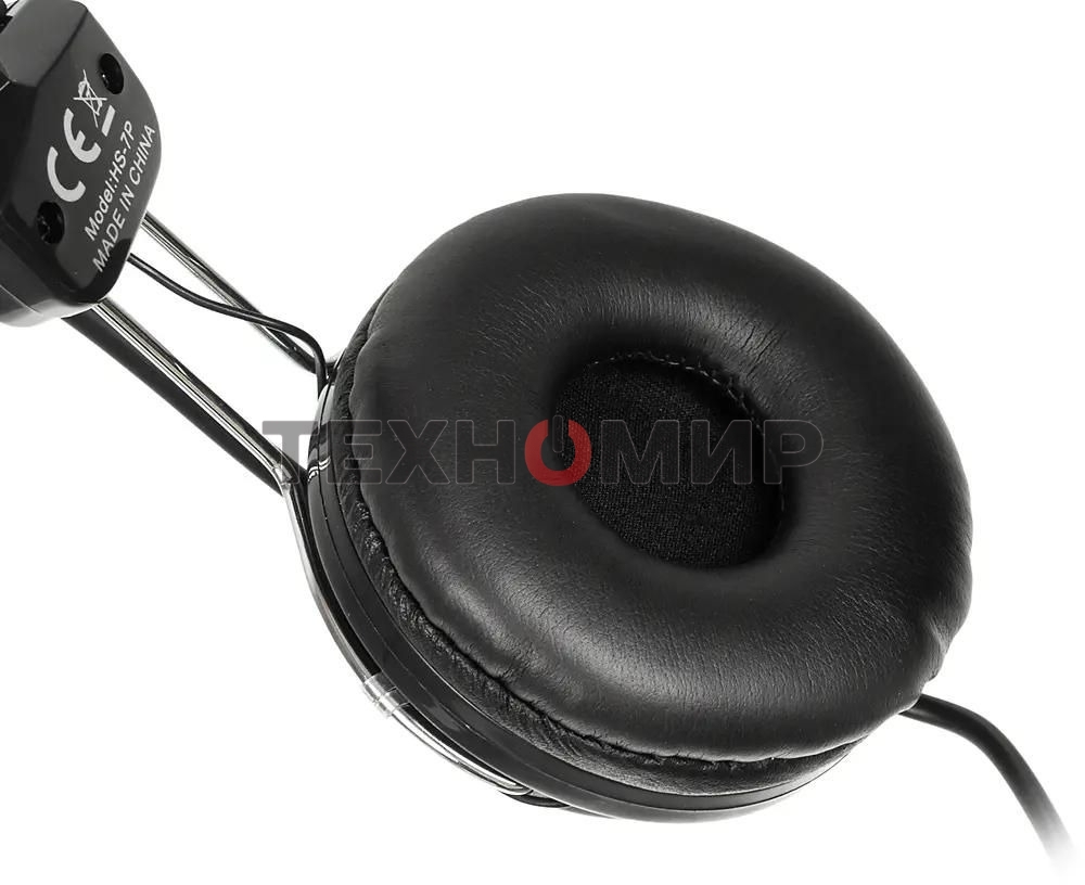 Гарнитура проводная A4Tech HS-7P, черный