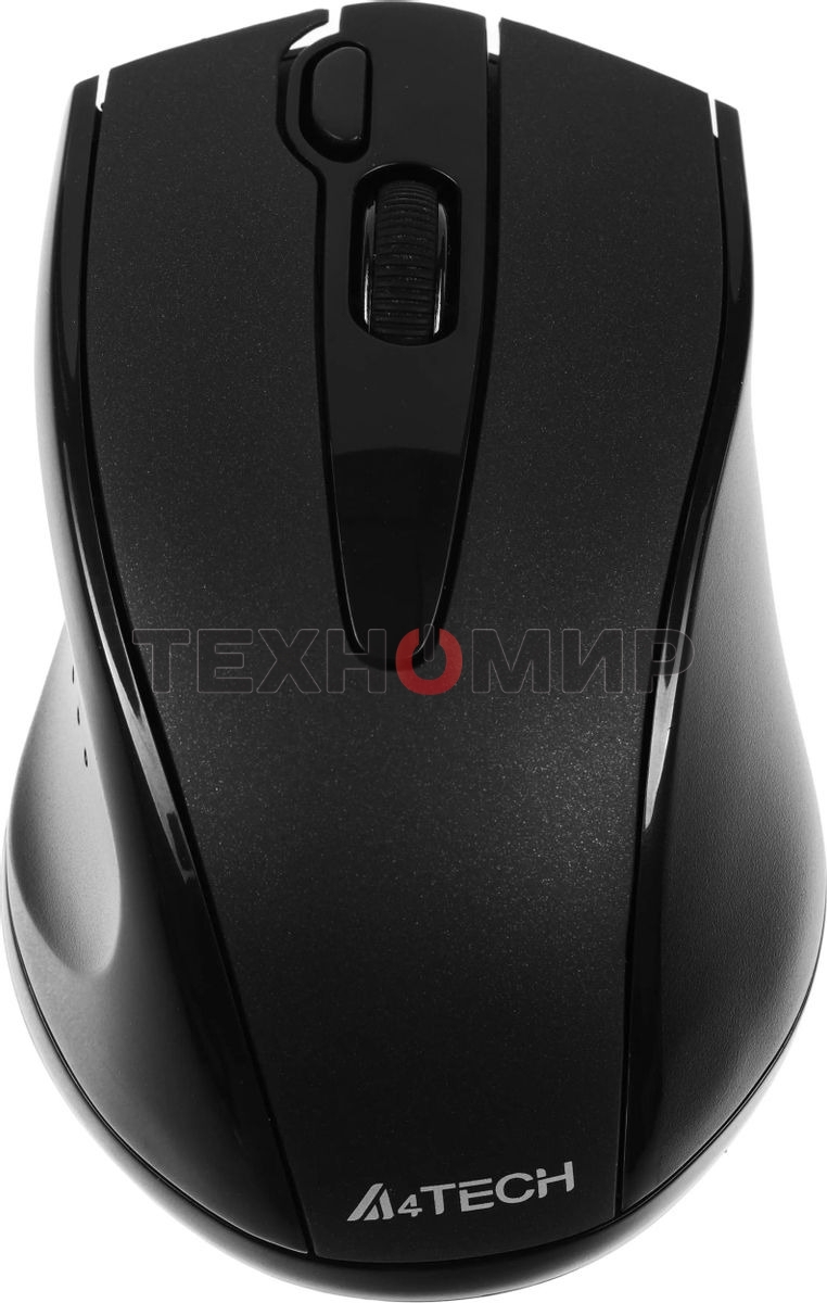 Мышь беспроводная A4Tech G9-500FS черный, 1200 dpi, радиоканал, USB, кнопки - 4