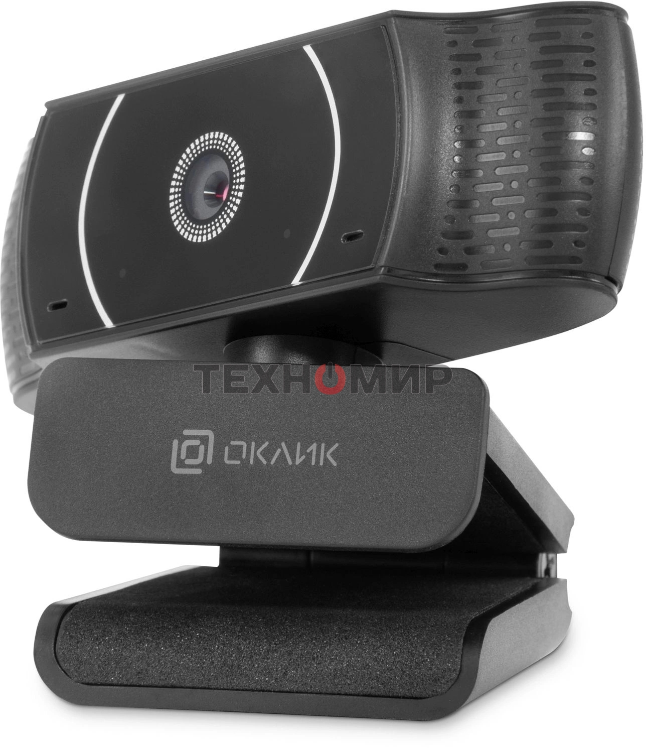 Веб-камера OKLICK OK-C016HD 1280x720, 30 кадр/с, USB Type-A, микрофон, универсальное крепление