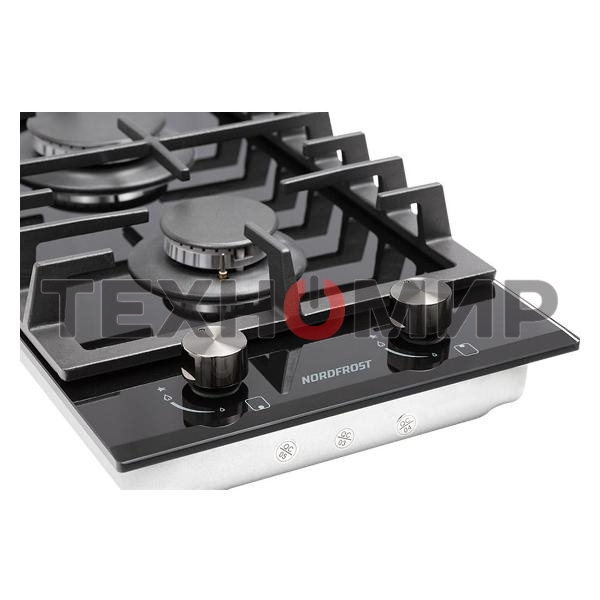 Газовая варочная панель Nordfrost HM 3023 B, встраиваемая, черный
