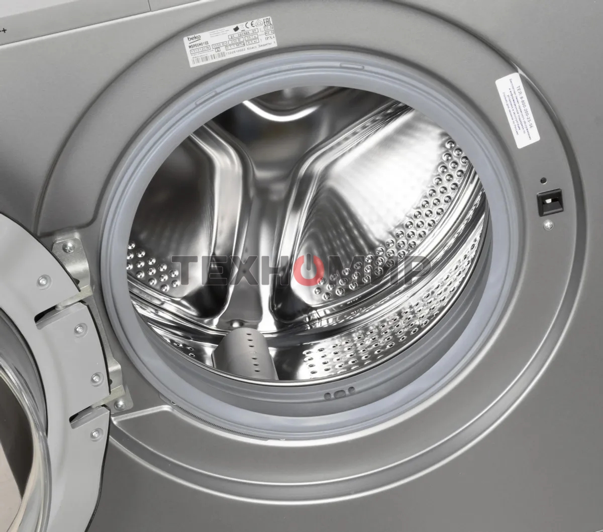 Стиральная машина Beko WSPE6H616S (7322610002) серебристый, загрузка фронтальная 6,5 кг, 1200 об/мин., класс: А++