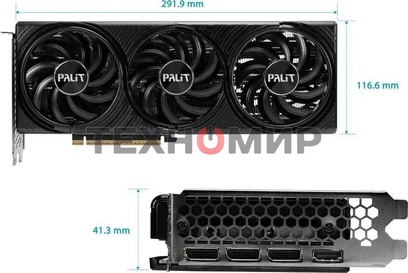 Видеокарта Palit PA-RTX 5070 INFINITY 3 12Gb RTX 5070 12Gb 192bit GDDR7 2325/28000 HDMIx1 DPx3 HDCP Ret
