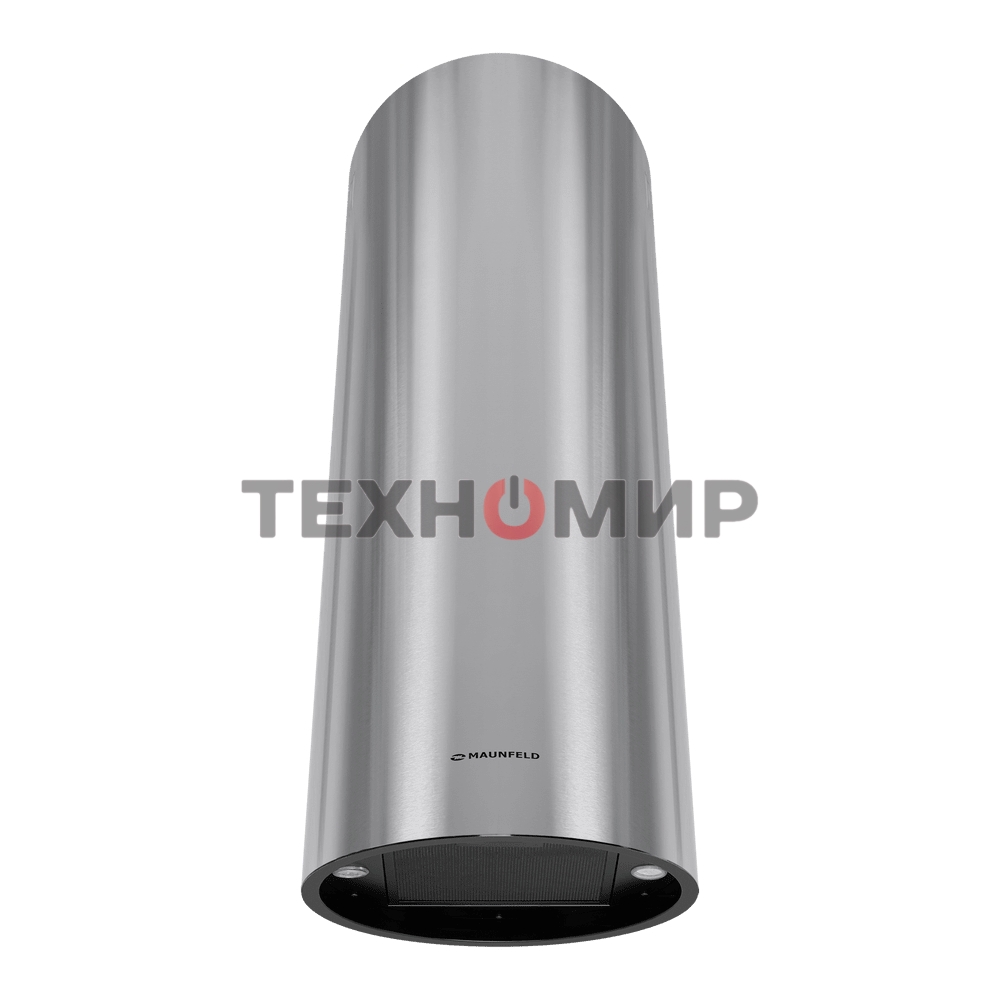 Вытяжка островная Maunfeld Drum Wall 35 нержавеющая сталь, 32.5 см, 850 куб. м/ч, 48 дБ