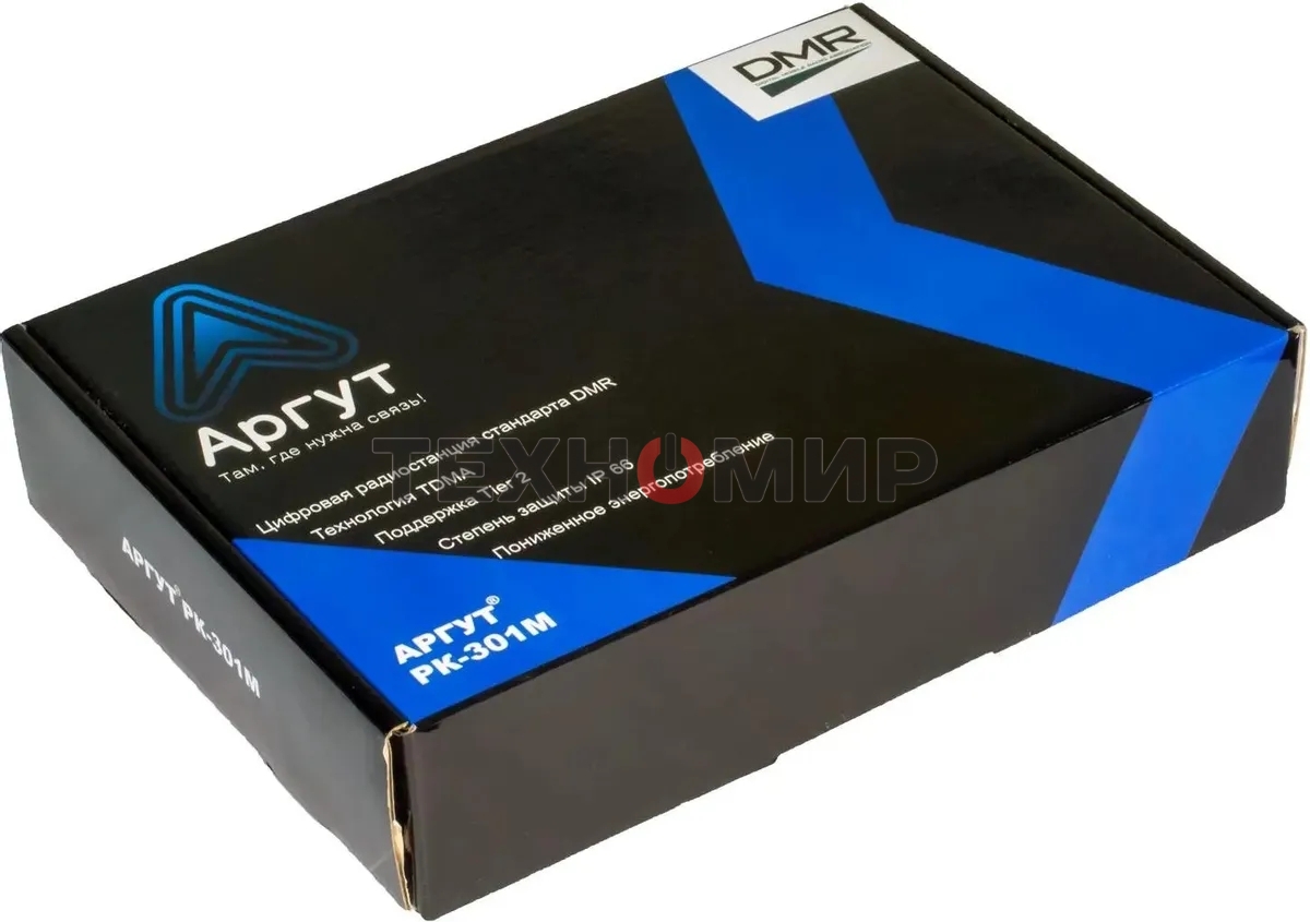 Рация Аргут РК-301М VHF 16кан. до 22.20км компл.:1шт аккум. черный (RU51029)