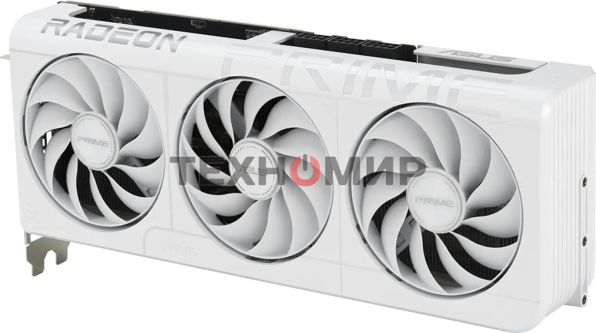 Видеокарта Asus PRIME-RX9070XT-O16G-WHITE белый