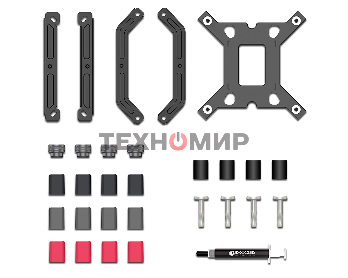 Кулер ID-Cooling FROZN A410 ARGb черный 120мм алюминий/медь 2000rpm 30db 4-pin 220W 152мм