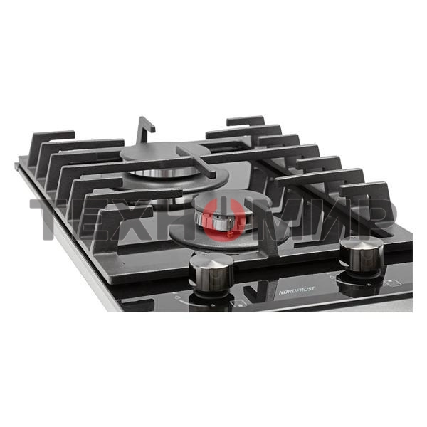 Газовая варочная панель Nordfrost HM 3023 B, встраиваемая, черный