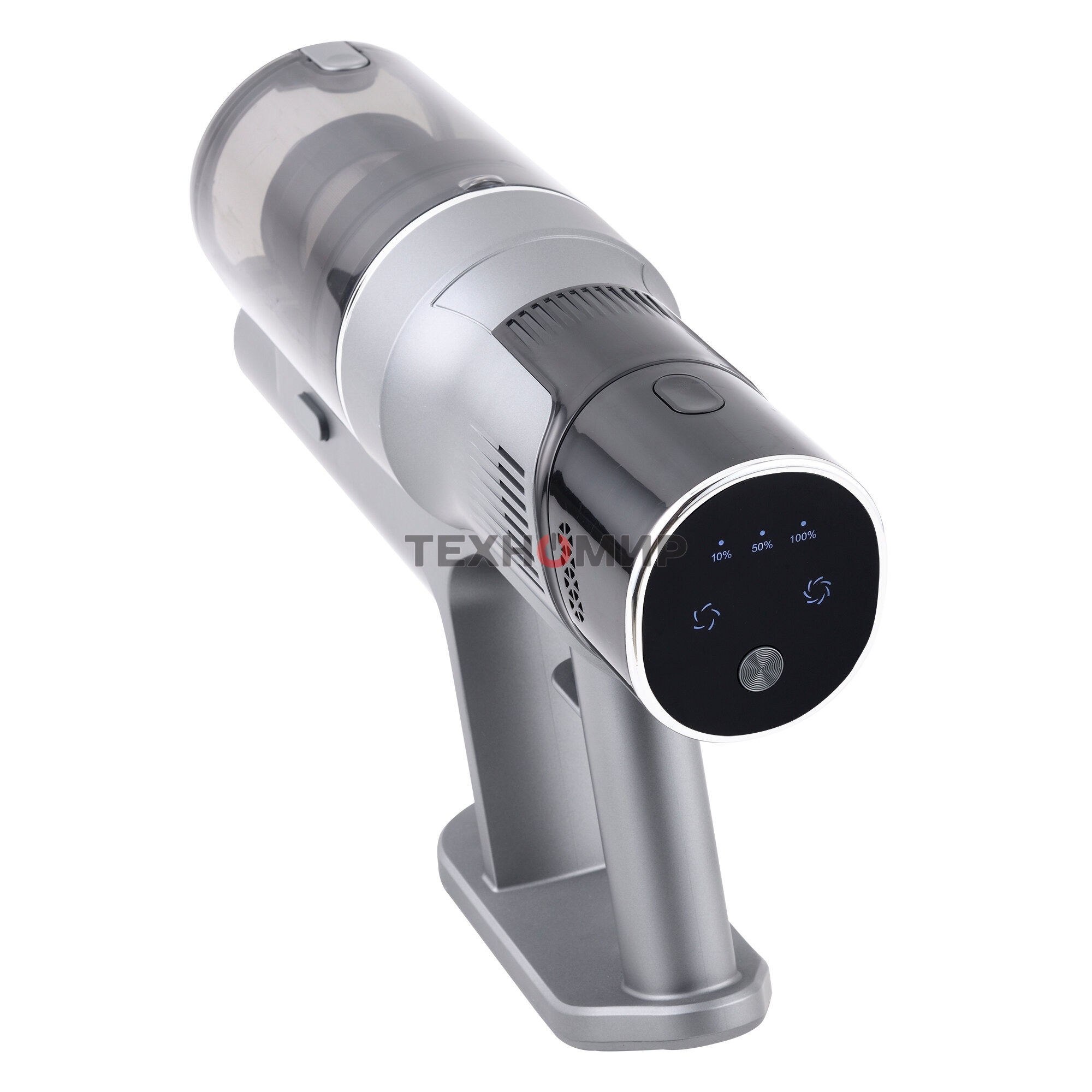 Пылесос вертикальный Polaris PVCS-4010 серый, влажная/сухая уборака, пылесборник 0.45 л., аккумулятор, 150 Вт, время работы 65 мин