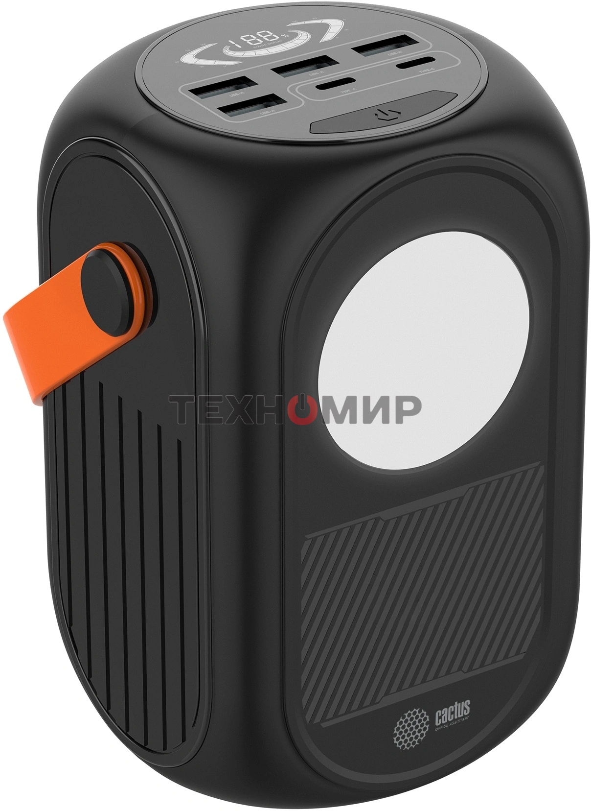 Портативный аккумулятор Cactus CS-PBFSUD-60000 60000mAh 80W 4.5A черный