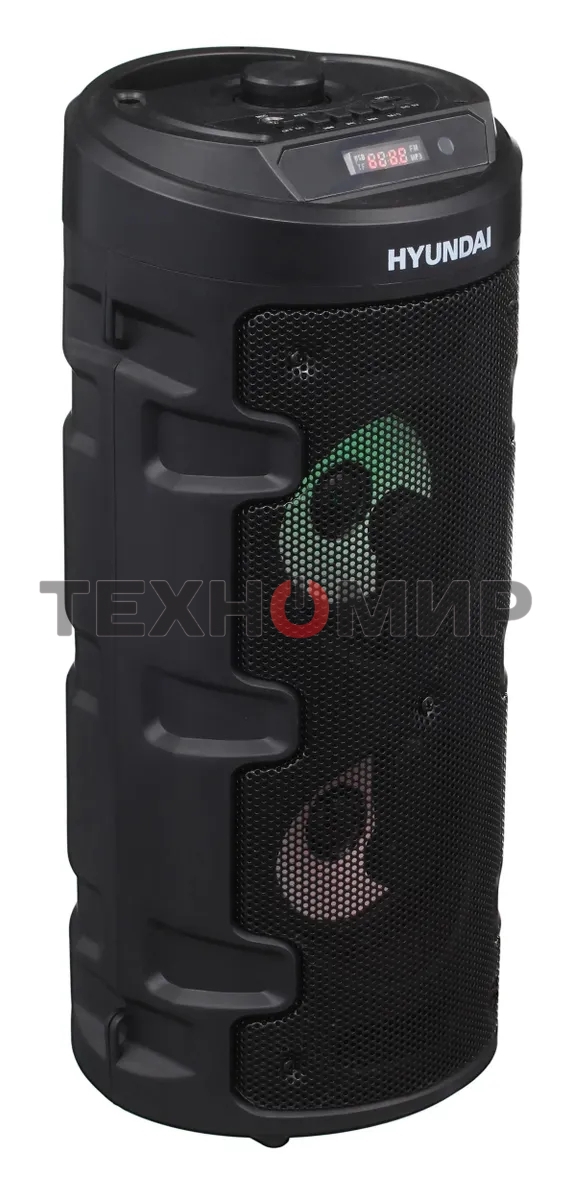 Минисистема Hyundai H-MC160 черный 50Вт/FM/USB/BT/SD/MMC