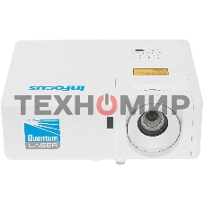 Лазерный проектор INFOCUS INL146 DLP, WXGA, 3100 lm, 2000 000:1, 1.491.93:1, HDMI x2, VGA in x1, RS232 x1, Audio in/out, USB-A x1, Composite video x1, Micro USB x1, 1х15w, 3,9 кг, белый