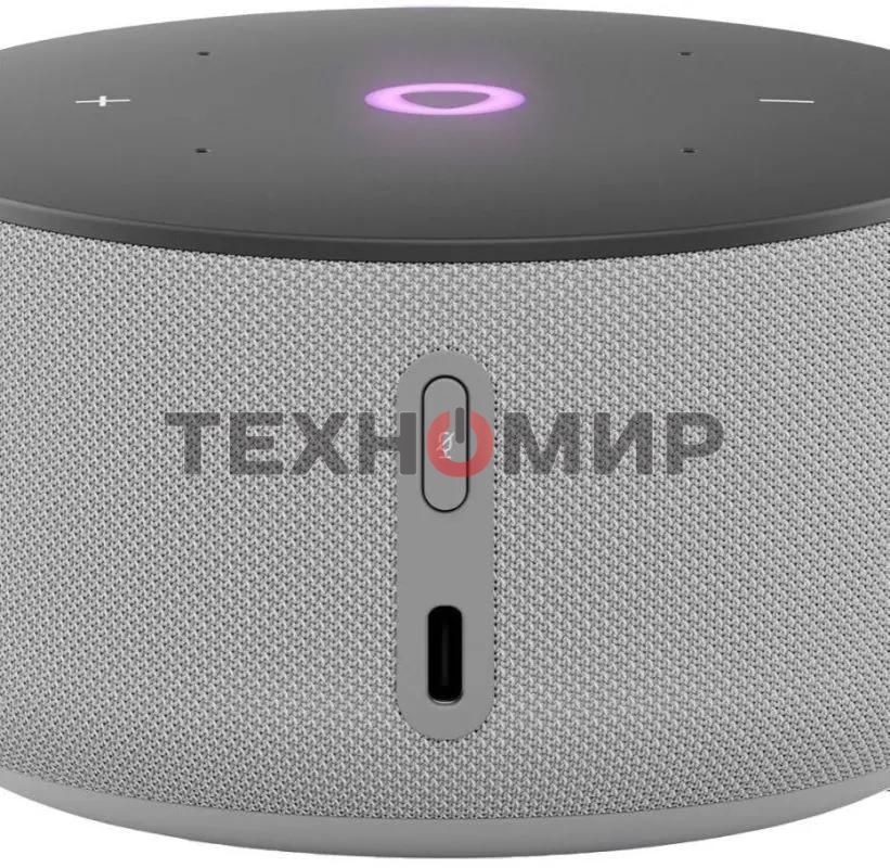 Умная колонка Yandex Станция Мини 3 Алиса серый 12W 1.0 BT/Wi-Fi