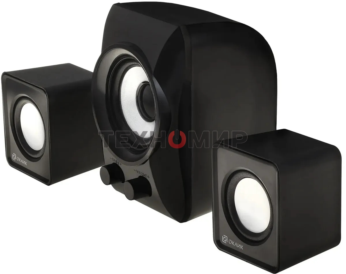 Акустическая система Oklick OK-420 2.1 черный 11Вт