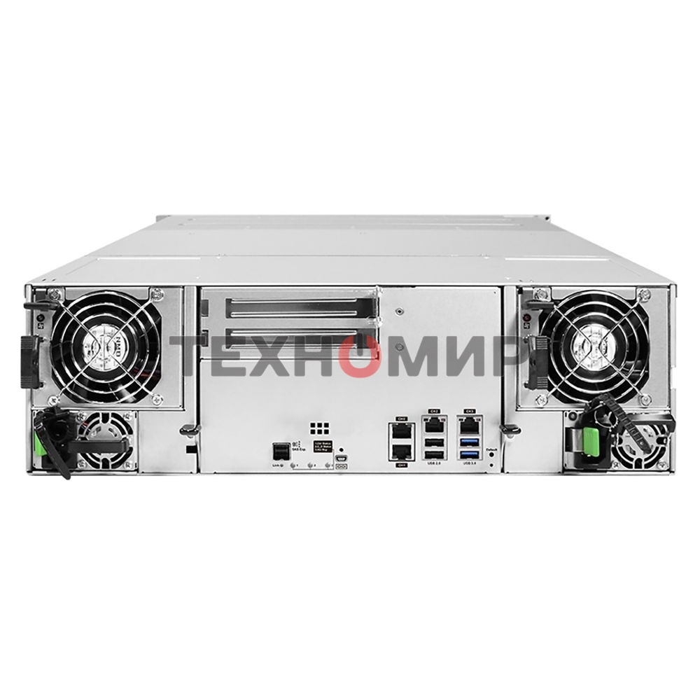 Сетевой накопитель Infortrend GSi 5016GU-F 3U/16bay, single controller system including 1xIntel Xeon E-2278GE CPU, 2x8Gb memory, 1x12Gb/s SAS EXP ports, 4x1GbE LAN ports, 2xGraphic card slots, 2x(PSU+FAN Module), 16xHDD trays and 1xRackmount kit