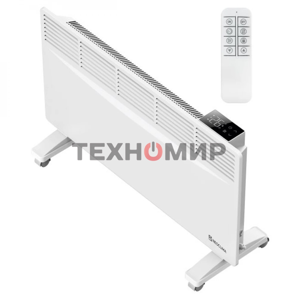 Конвектор электрический Neoclima Optima 2000W белый, 2000 Вт, электронный термостат, Wi-Fi