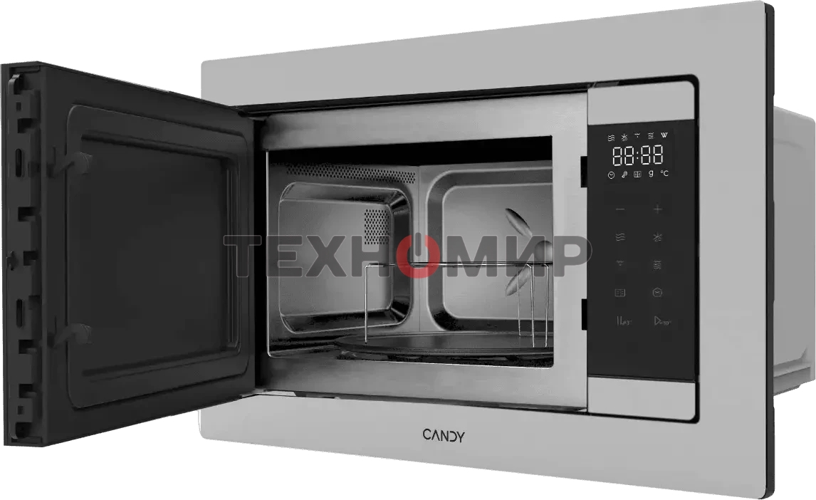 Встраиваемая микроволновая печь CANDY CMXBTG218X нержавеющая сталь