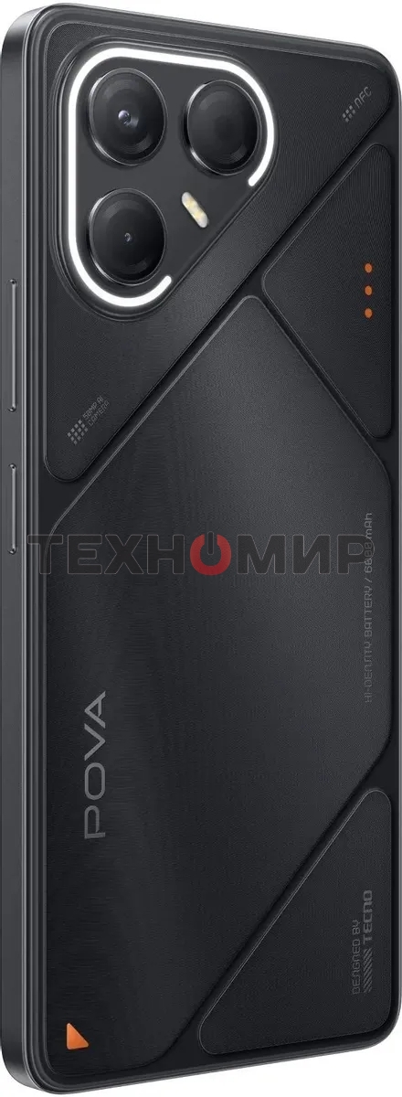 Смартфон Tecno Pova 7 5G LJ7, 8/256Gb, черный