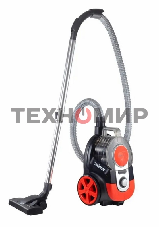 Пылесос Zelmer 81205158T черный/красный, 800 Вт, уборка сухая, пылесборник контейнер 2 л