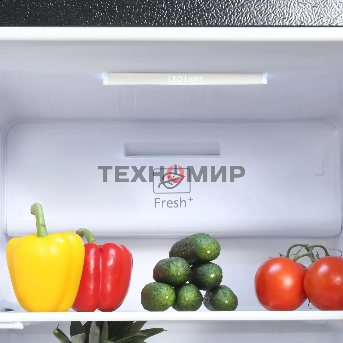 Холодильник Hyundai CS5073FV графит трехкамерный инвертер Side by Side 292/167л морозилка сбоку