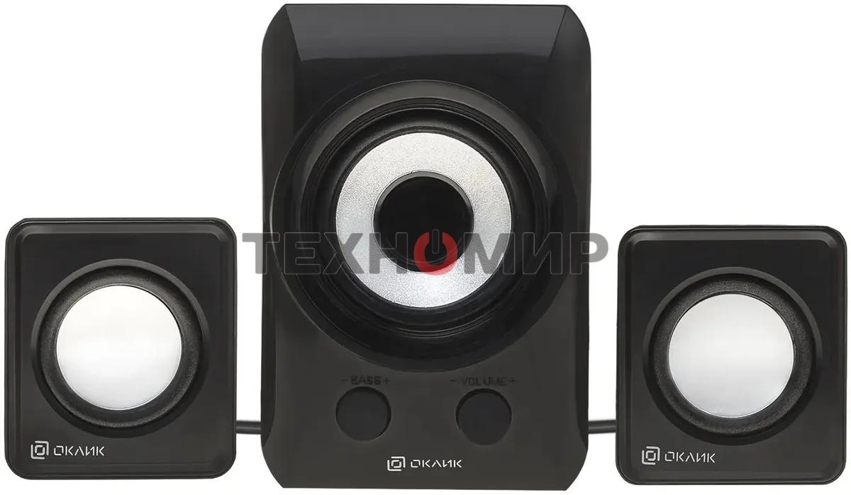 Акустическая система Oklick OK-420 2.1 черный 11Вт