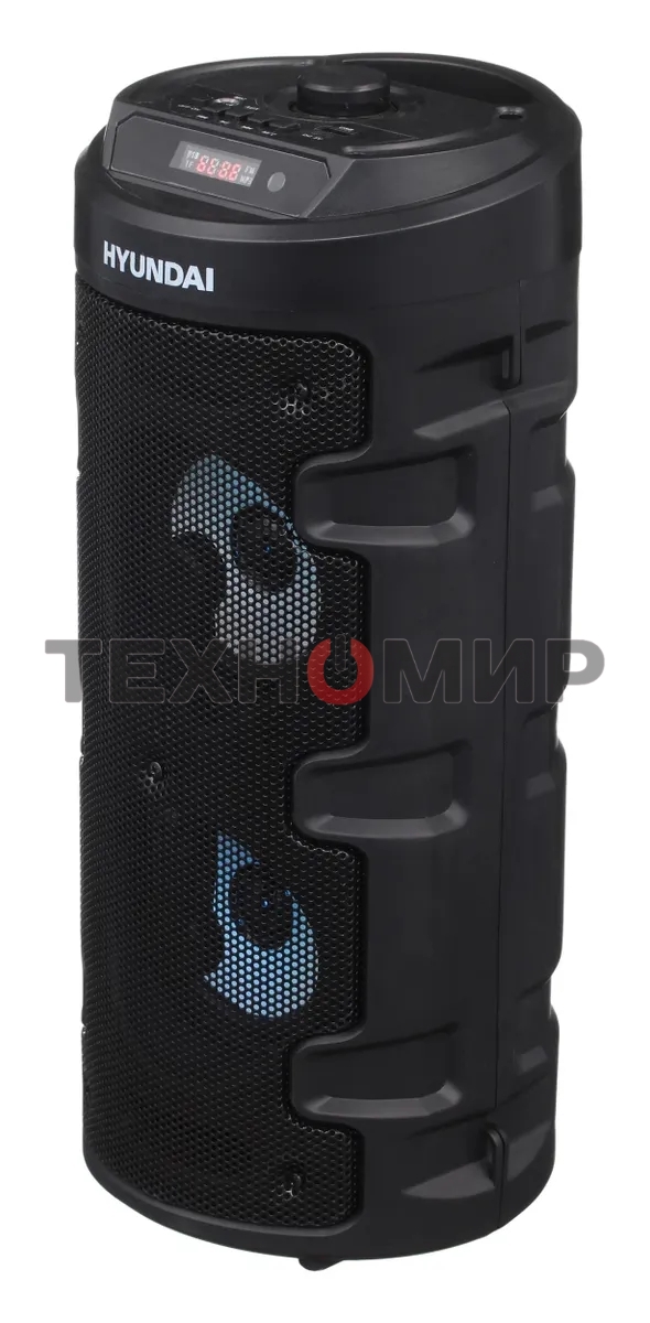 Минисистема Hyundai H-MC160 черный 50Вт/FM/USB/BT/SD/MMC