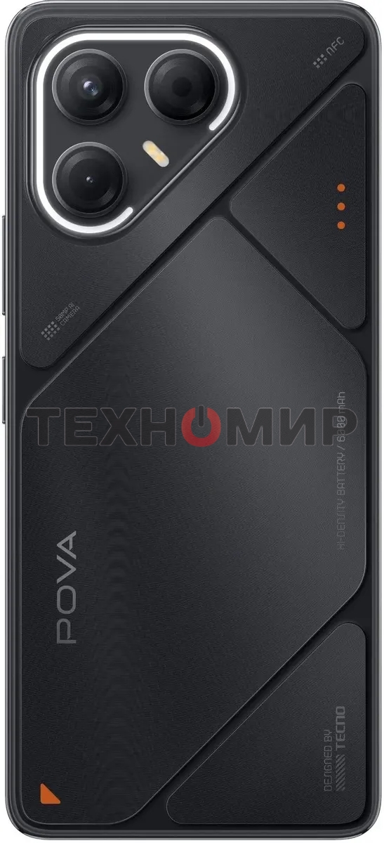 Смартфон Tecno Pova 7 5G LJ7, 8/256Gb, черный