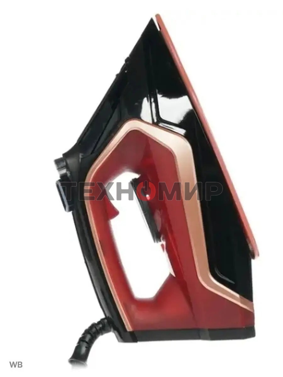 Утюг Centek CT-2313 красный, 2400 Вт, 50 г/мин, 185 г/мин, 350 мл