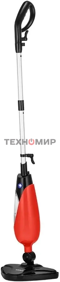 Швабра паровая Kitfort КТ-3939 1300Вт красный/черный