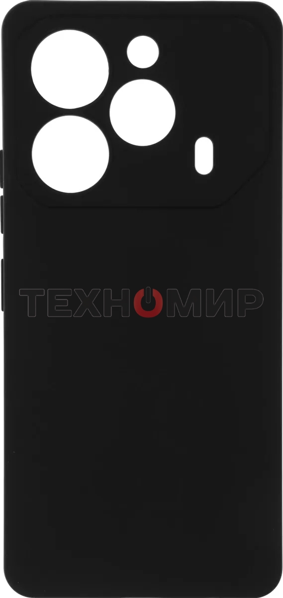 Чехол (клип-кейс) BoraSCO для Tecno Pova 6/6 Pro Silicone Case черный (73173)