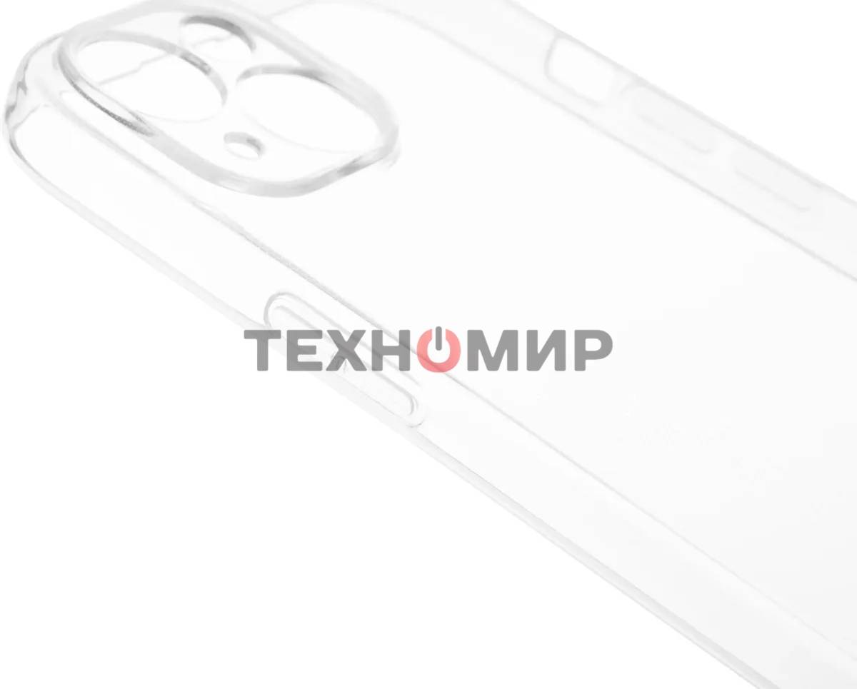 Чехол (клип-кейс) BoraSCO для Apple iPhone 15 Plus прозрачный