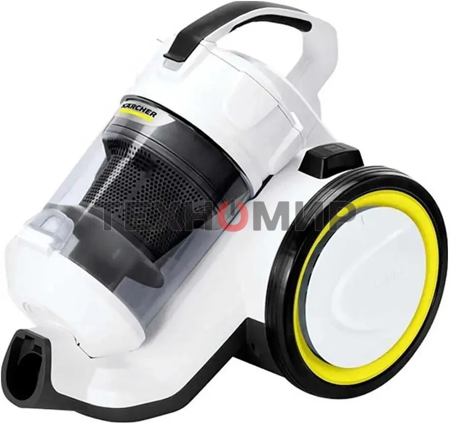 Пылесос Karcher VC 3 Floor белый/черный, 250/700 Вт, уборка сухая, пылесборник контейнер 0.9 л