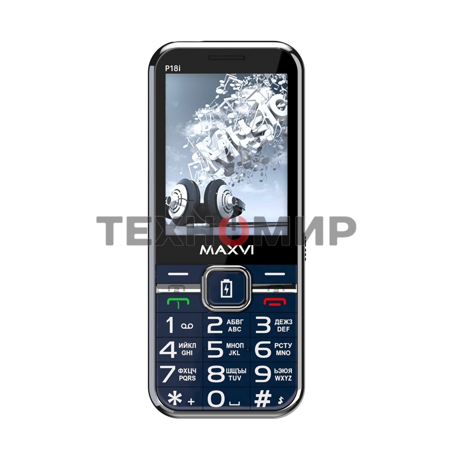 Мобильный телефон Maxvi P18i синий