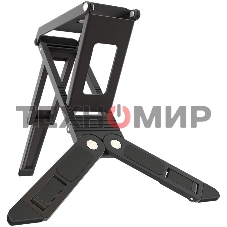 Настольная подставка Wize Photo eAzl для установки планшетов, видеокамер, электронных книг и pico-проекторов, нагрузка 6.8 кг, нагрузка 30-47 град., черный