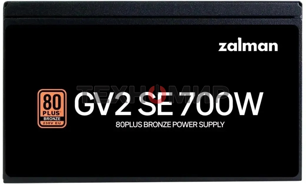 Блок питания Zalman ZM700-GV2SE 700 Вт, 80 PLUS BRONZE, 120 мм, немодульный, черный