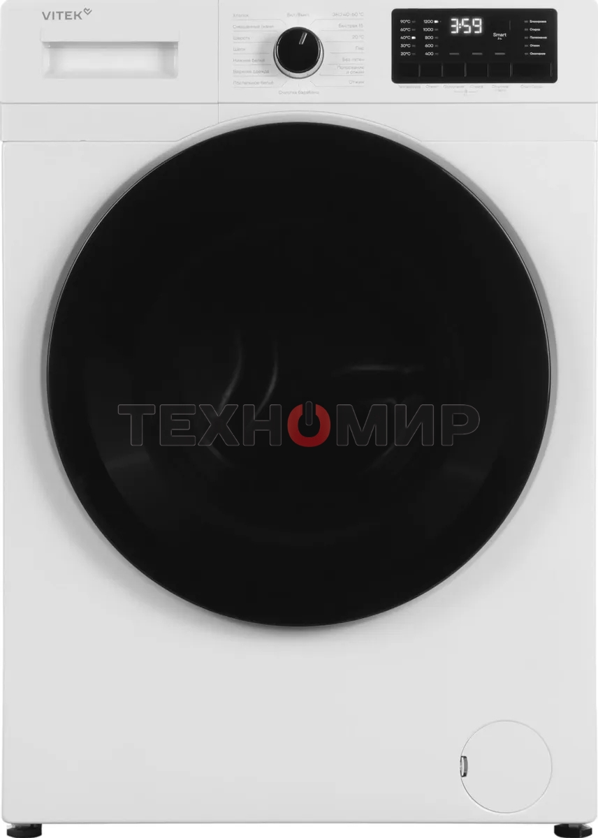 Стиральная машина Vitek VT-WFE9201 класс: A+++ загр.фронтальная макс.:10.5кг белый инвертор