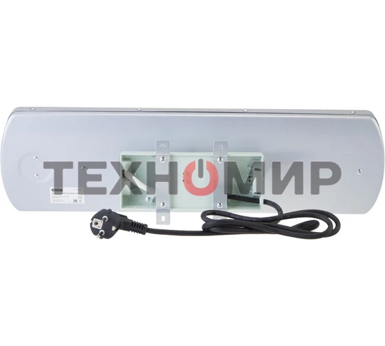 Обогреватель инфракрасный панельный Rexant серый, кварцевый, 1500 Вт, 20 м2, 3 режима обогрева