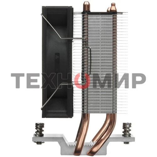 Кулер для процессора PCCooler R200 S115X/1200/1700/AM4/AM5 (TDP 110W, 90мм Non LED Fan, 2 тепловые трубки 6мм, 2200RPM, 28,3dBa)