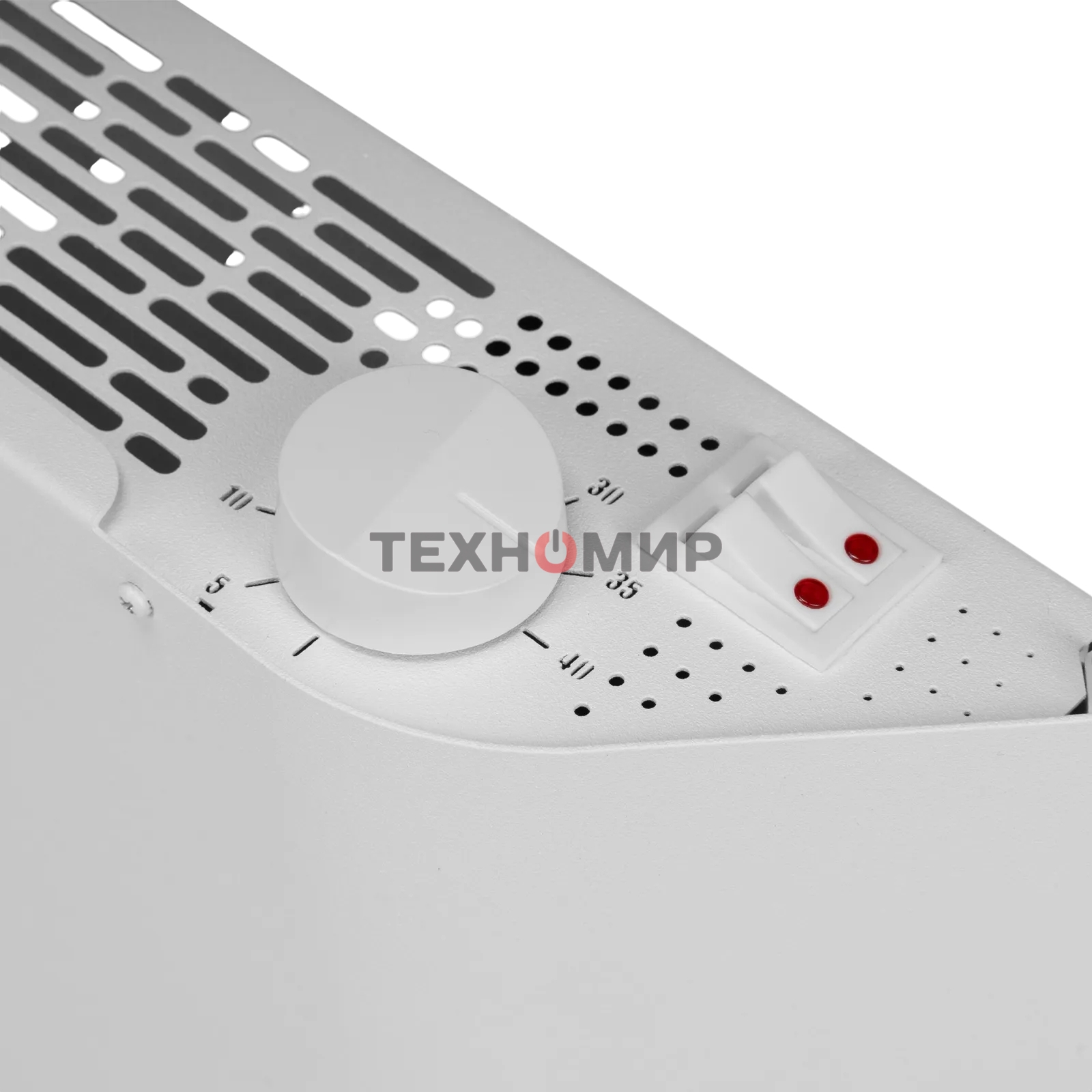 Конвектор электрический Denzel XCE-1500 белый, 1500 Вт, 20 м2, термостат