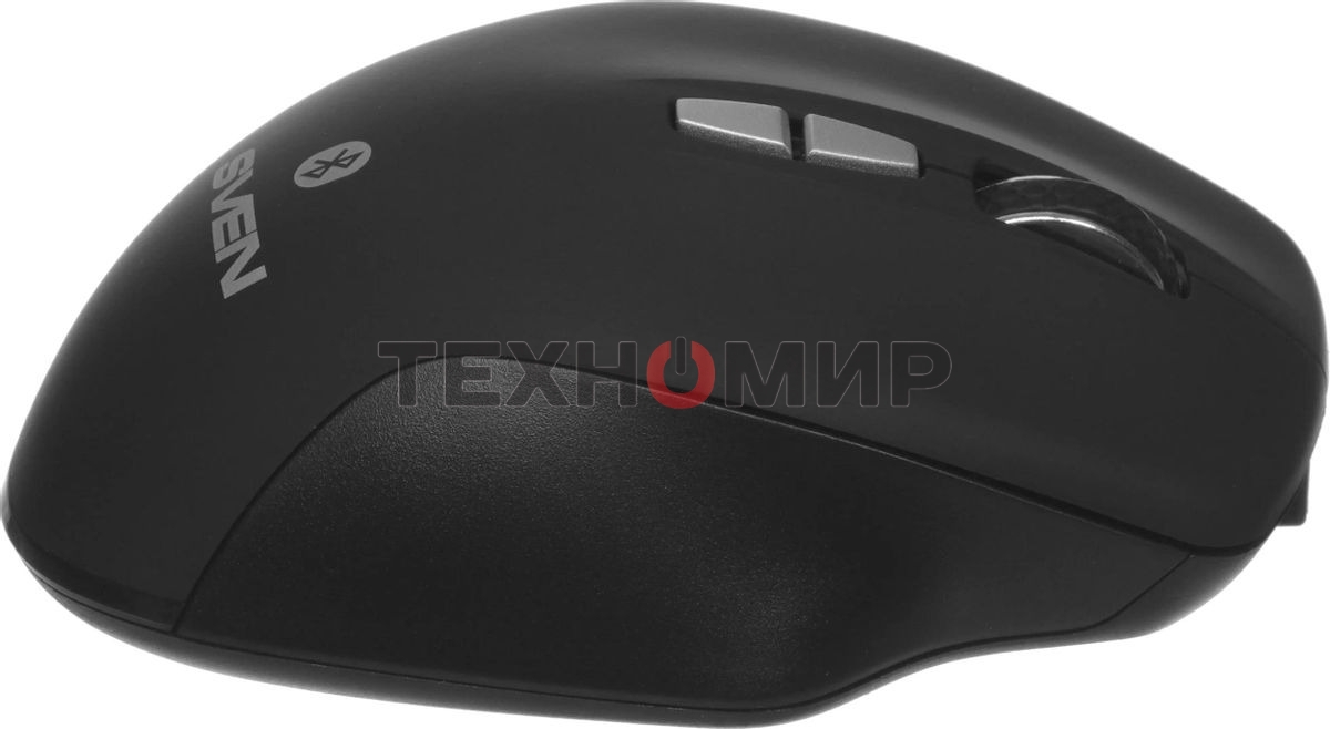 Мышь беспроводная SVEN RX-590SW черный, 1600 dpi, радиоканал, Bluetooth, USB, кнопки - 7