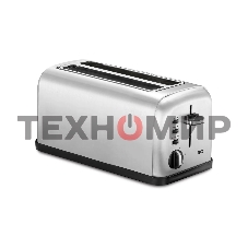 Тостер BQ T2003 Steel-Black, Мощность 1500 Вт, 6 степеней поджаривания