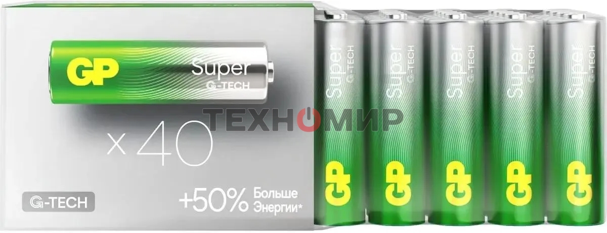 Батарейка GP 15AA21-2CRSWC40 240/720 (40шт) коробка